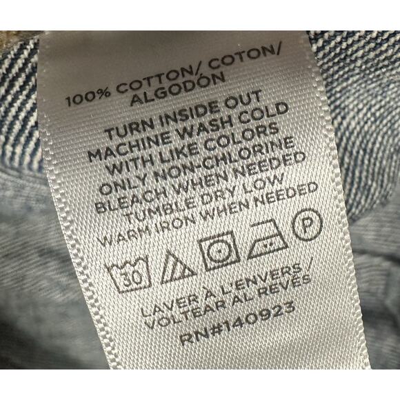 NWT LOFT High Rise Barrel Jeans Size 31/12 NEW - Picture 9 of 9